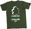 PLAYERA FOREVER COLOR (corte recto)