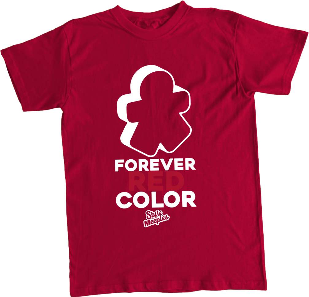 PLAYERA FOREVER COLOR (corte recto)