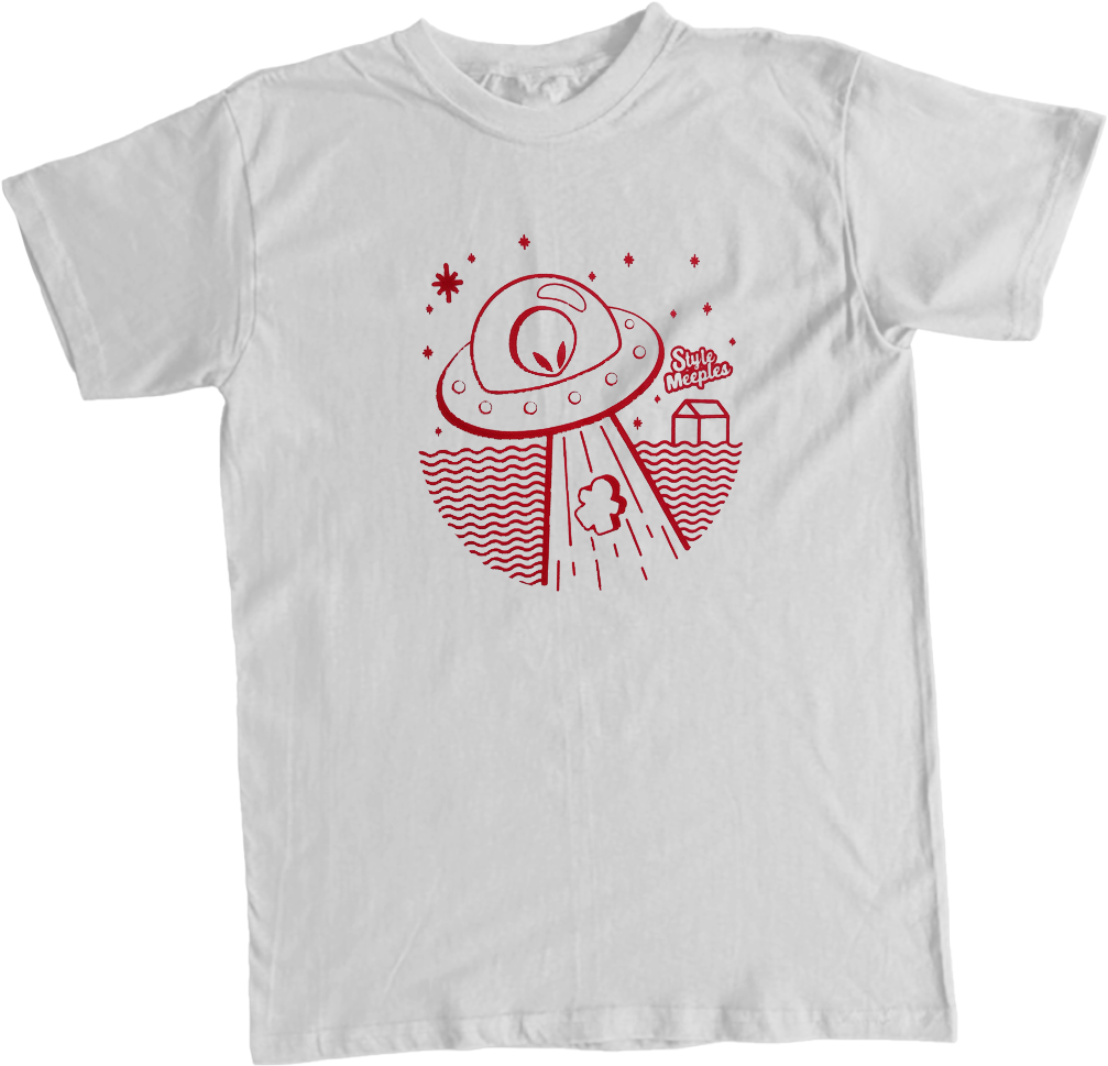 PLAYERA OVNI MEEPLE